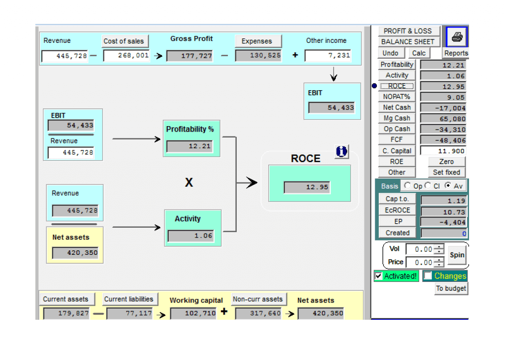 Financial statement analysis roce (return on capital employed) in Strategic Focus